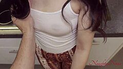 offering my maid an extra tip leads to wild session on the couch