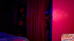 Black bull dominates with huge cock fucking petite squirting ebony in wet 3some bodybuilder showdown!