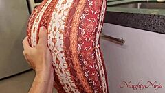 offering my maid an extra tip leads to wild session on the couch