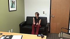 Zelda steps into the casting room for an intimate POV interview on the sofa. She opens up about her experiences before things turn rough.