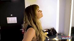 Big Titted Hottie Pamela Morrison Gypsy Teases Her Pussy And Sucks Cock In Interracial Action