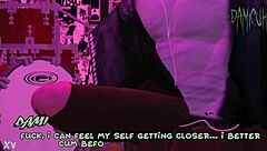 Dami Dancing Wildly In The Night Club! Jerking Off To Monster Big Black Cock Masturbation Fantasy!