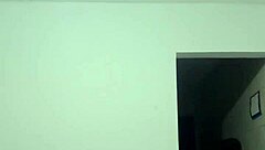 Suggestive chubby Latina prostitute dances sexy, strips naked, and thrusts her fat ass in POV