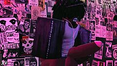 Dami Dancing Wildly In The Night Club! Jerking Off To Monster Big Black Cock Masturbation Fantasy!