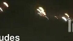 mzansi teen 18+ jerks off solo homemade but pauses last minute for new year celebration