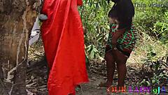 why does chief priest use african methods to impregnate wife in outdoor threesome with husband watching?