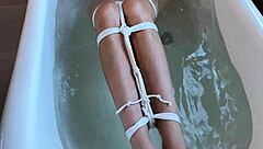 my girlfriend gets excited and moans from playful tickling sessions