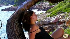 She loves heavy anal drilling so much she can have it even in the outdoors