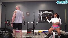 camsoda big natural tits ashlyn peaks gets workout by personal trainer