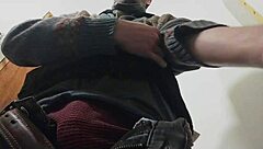 I HEAR RAIN OUTSIDE While HAPPILY MASTURBATING My SKINNY BODY And BIG COCK In BATHROOM