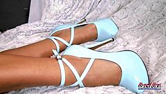 Brunette Hottie Adriana Chechik Rubs Pussy Deepthroats Big Boner!