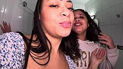 First Time Shower Party Turns Wild with Big Ass Brazilian Babes