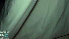 Amateur Asian Babe with Juicy Wet Pussy Gets Creampied in Doggystyle After Clothes Rip