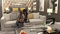 Blonde Wife Strips in Outdoor Toilet for Cuckold Cum Swallow in 69 Position