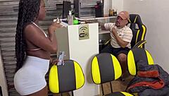 Brazilian Babe Fucks Trainer In Tight Shaved Pussy At Gym