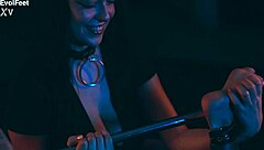 Bound Latina Endures Intense Tickling Domination