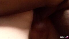 freckled ginger 18+ seduces her classmate's big dick for first interracial fuck and deepthroat action