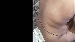 Bold Indian Hot Brownie Mom Pissing In Bathroom Nude