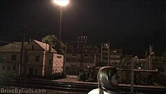 shy blonde teen alexis crystal joins public sex gang bang orgy with strangers in the street