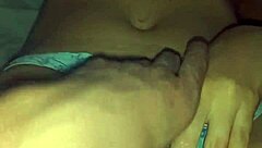 Skinny Brazilian amateur with big natural tits gets interviewed in dorm for cute homemade casting session