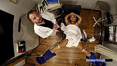 dr tampa takes asian nurse channy crossfire with toys and vibrator in hospital