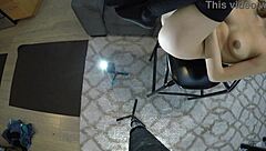 candy cruise takes it deep in her ass, choking on cock during hardcore anal session