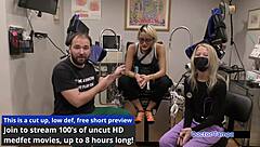 dr tampa takes asian nurse channy crossfire with toys and vibrator in hospital