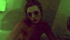 Sexy Dahlia's Naughty Shower Fun With Blonde Babe Masturbation