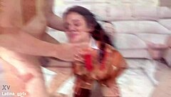 Watch intense DP anal pounding for seductive Latina Ivanna James with deep balls action!