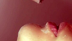 Japanese beauty takes massive cock deep with intense close-up cum action.