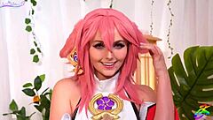 Whoa, check these Genshin Impact cosplay anal sluts fisting and gaping with toys 😈🍑