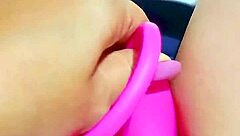 Pretty Girl Fingering Pink Pussy In The Office Bathroom