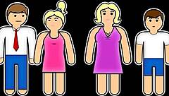 Busty ebony step sis gives blowjob and fucks in pov interracial makeup sex