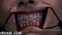 Gagged And Bound Babe Craves Intense Choking And Rough Pussy Fucking In Wild Bondage