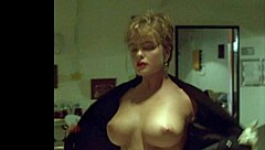 why resist erika eleniak's teasing striptease in this classic retro scene?