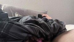 Curvy Amateur Plays With Vibrator In Bedroom Solo Session