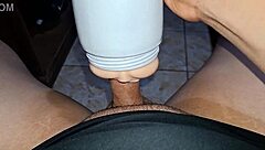 Detailed Actions Of Milking Cock While Watching Intense Porn Scenes