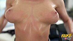 Young Backpacker Drinks Potion Growing Huge Tits In Fake Hostel