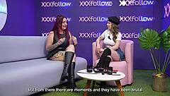 Christy evans and dani ortiz share intense session