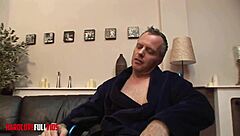 naughty blonde milf in pantyhose toys shaved pussy and ass hardcore