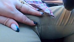 Cheating Tall Wife With Big Ass And Long Legs Sucks Husbands Friend Monster Cock In Outdoor Fur Coat Shopping Affair