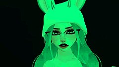 muscular mommy passionately rails her girlfriend with intense futa action in steamy bedroom encounter touching pussy