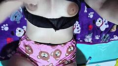 See-Through Bunny Cosplay Colombian Girlfriend Spanked And Fucked With Dildo In Bedroom Fetish Scene