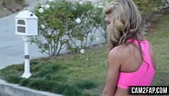 oh yeah, watch this hot blonde teen get fucked hard in porn video