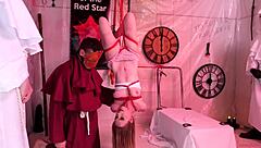 Ass Stretched Teen Gapes Wide After Huge Dildo In Bondage And Rough Anal?