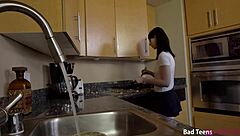 What thrills come from spanking Alex Harper's firm ass intensely?