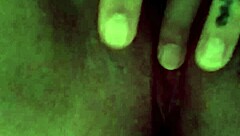 Swollen lips after intense pounding and creamy finish