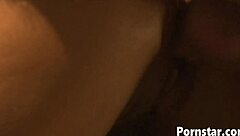 Adorable horny olivia del rio in corset and pantyhose rides cock outdoors with big tits bouncing.