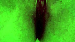 Swollen lips after intense pounding and creamy finish