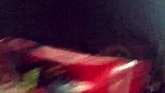 Ebony Slut Delivers Sloppy Public Blowjob in Car Leading to Massive Cumshot